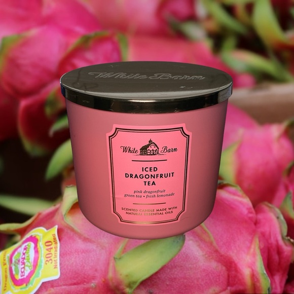 White Barn Other - White Barn- Iced Dragonfruit Tea 3-Wick Candle